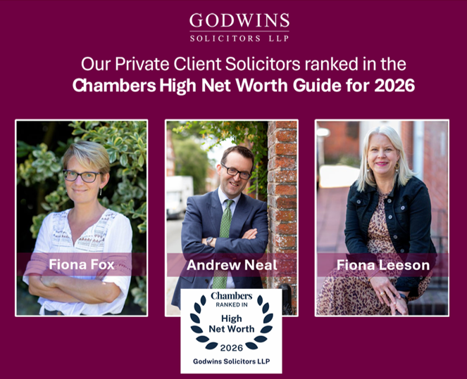 Godwins ranked in Chambers High Net Worth Guide 2026